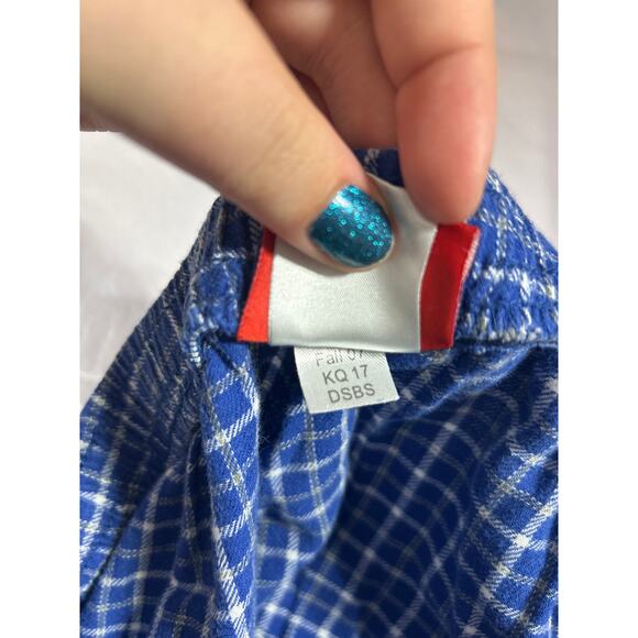 Indianapolis Colts Flannel Pants Medium Blue Plaid Lounge Sleep Pajama NFL - Picture 14 of 14